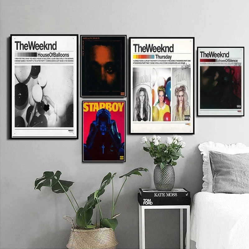 Poster Daft Punk De Weeknd Starboy Hip Hop Muziek Album Star Prints Canvas Painting Wall Art Pictures Home Decor Living Room
Poster Daft Punk De Weeknd Starboy Hip Hop Muziek Album Star Prints Canvas Painting Wall Art Pictures Home Decor Living Room