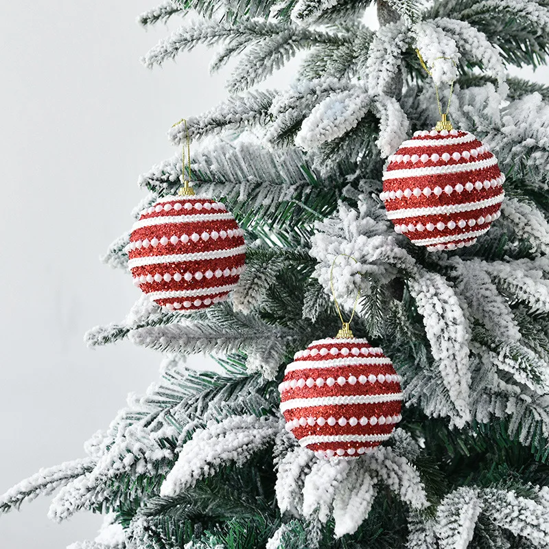 

Рождественские шары 8 см, рождественские украшения для дома, красочные шары, Рождественская елка, Декор, новый год 2022, подарок, Рождественски...