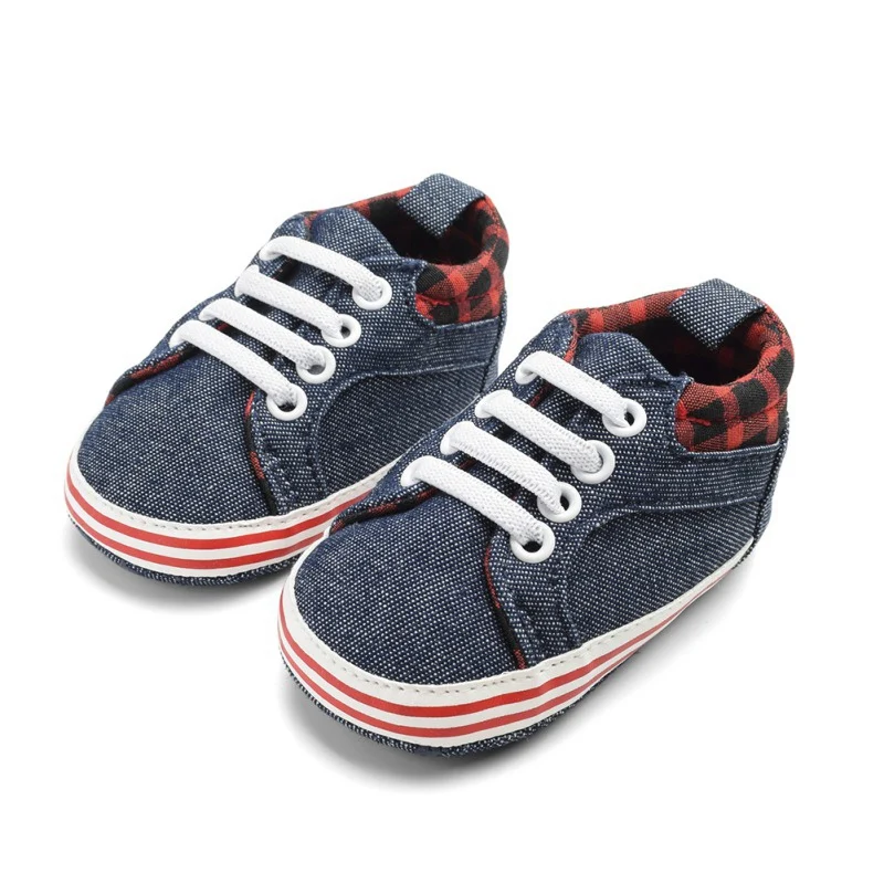 Baby Summer Shoe Newborn Baby Boys Causal Denim Anti-slip Shoes Plaid Patchwork Soft Sole Sneakers Prewalker 0-18M
Baby Summer Shoe Newborn Baby Boys Causal Denim Anti-slip Shoes Plaid Patchwork Soft Sole Sneakers Prewalker 0-18M