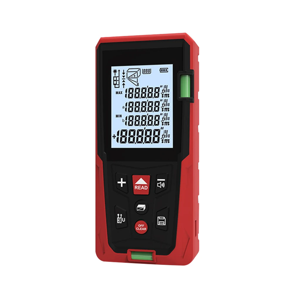 LS3 LCD Digital Roulette Rangefinder High Precision Waterproof Laser Distance Measuring Meter Measuring Tape 112x50x25mm
LS3 LCD Digital Roulette Rangefinder High Precision Waterproof Laser Distance Measuring Meter Measuring Tape 112x50x25mm