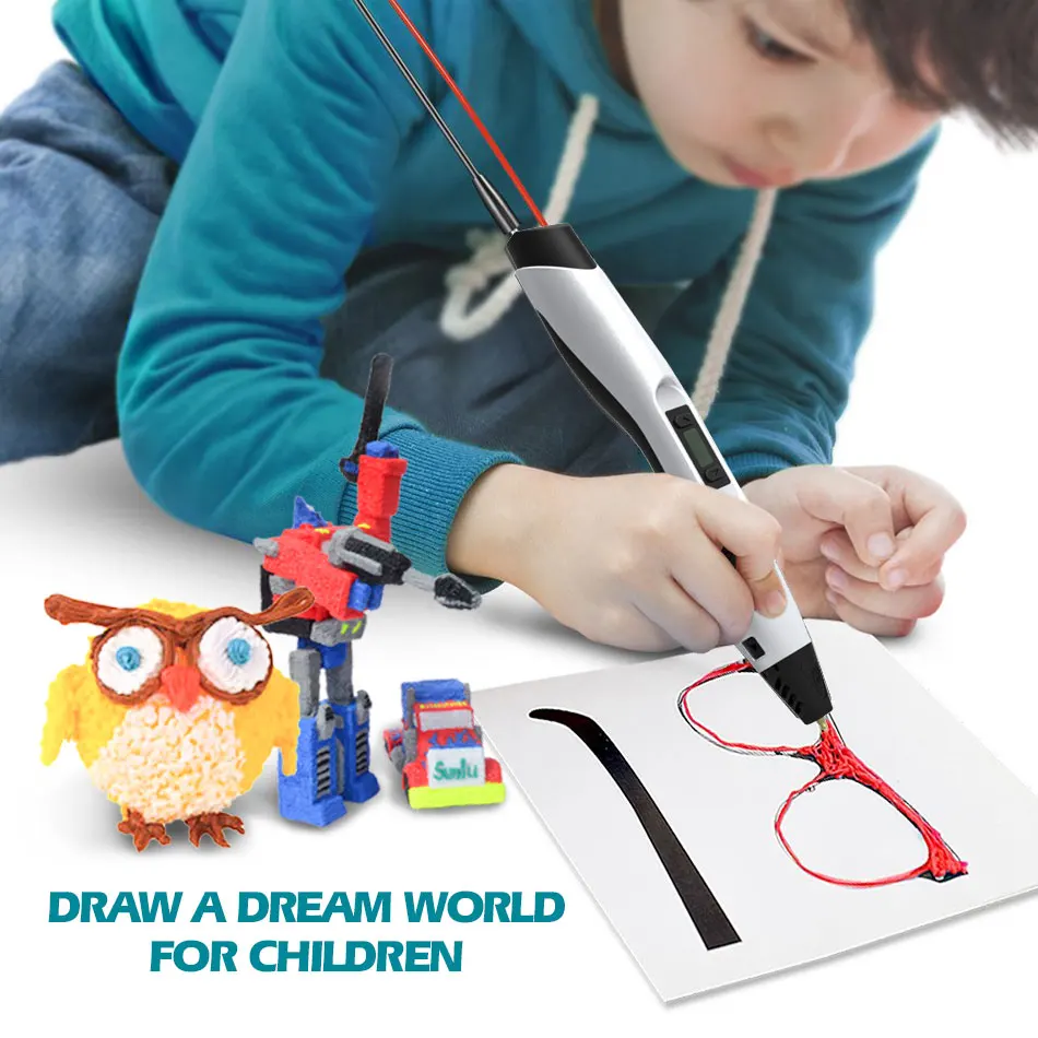 SL-300 Buy 1 Get 1 Free 3D Pen 8 Speed Control Led Screen No Plugging Patented Nozzle Oversea Warehouse Free Ship
SL-300 Buy 1 Get 1 Free 3D Pen 8 Speed Control Led Screen No Plugging Patented Nozzle Oversea Warehouse Free Ship