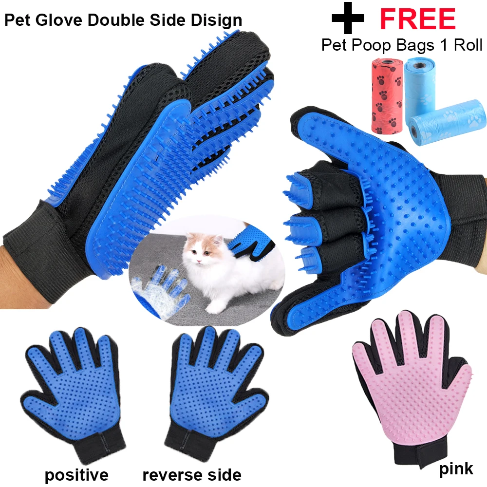 Double-Sided Silicone Bath Massage Brush Pet Cat Dog Hair Combing Pet Grooming Five-Finger Gloves FOR Both Left And Right Hands
Double-Sided Silicone Bath Massage Brush Pet Cat Dog Hair Combing Pet Grooming Five-Finger Gloves FOR Both Left And Right Hands