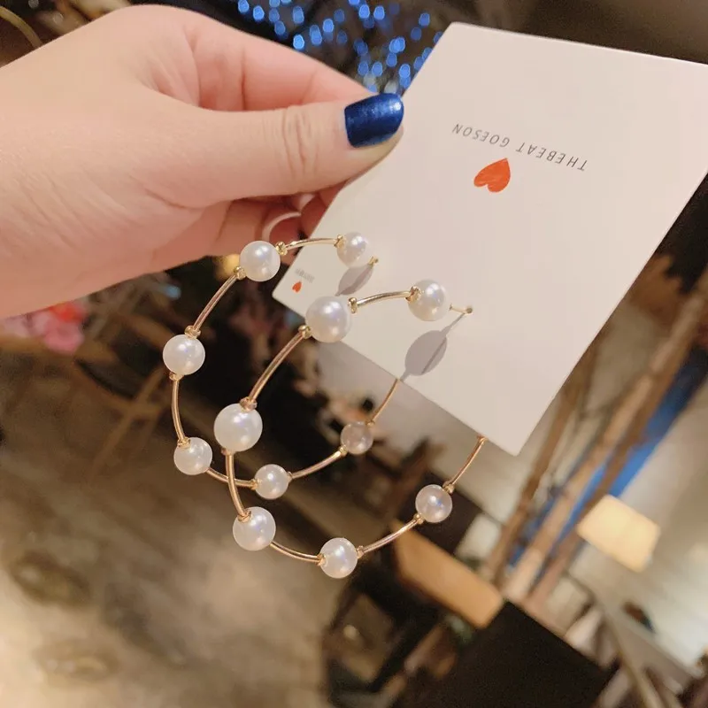 C-shape Pearls Earrings Bohemian Golden Fashion Plate Silvery Ear Jewelry Women Accessories Wedding Earrings Women Gifts Female
C-shape Pearls Earrings Bohemian Golden Fashion Plate Silvery Ear Jewelry Women Accessories Wedding Earrings Women Gifts Female