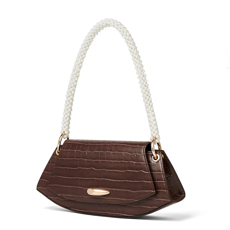 2021 Spring And Summer New Design Baguette Bag Women's Shoulder Vintage Solid Color Crocodile Grain Leather Original Armpit Bag
2021 Spring And Summer New Design Baguette Bag Women's Shoulder Vintage Solid Color Crocodile Grain Leather Original Armpit Bag
