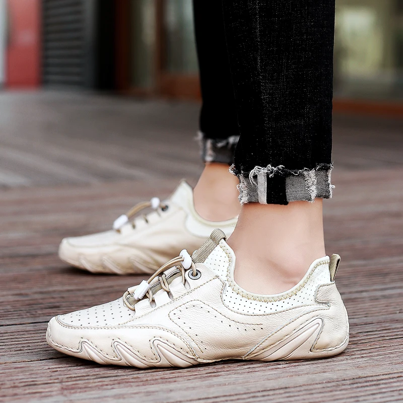 New hot sale fashion men lace-up leather casual shoes comfortable Genuine leather lace up loafers flats shoes outdoor shoes w5
New hot sale fashion men lace-up leather casual shoes comfortable Genuine leather lace up loafers flats shoes outdoor shoes w5