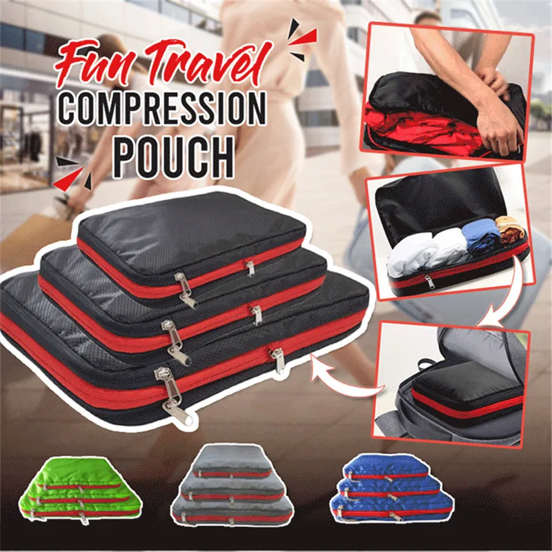 3pcs/set Fun Travel Compression Pouch Quick Convenient Storage Bag Nylon Double Layer Portable Organizer Bags Sorting Bag
3pcs/set Fun Travel Compression Pouch Quick Convenient Storage Bag Nylon Double Layer Portable Organizer Bags Sorting Bag