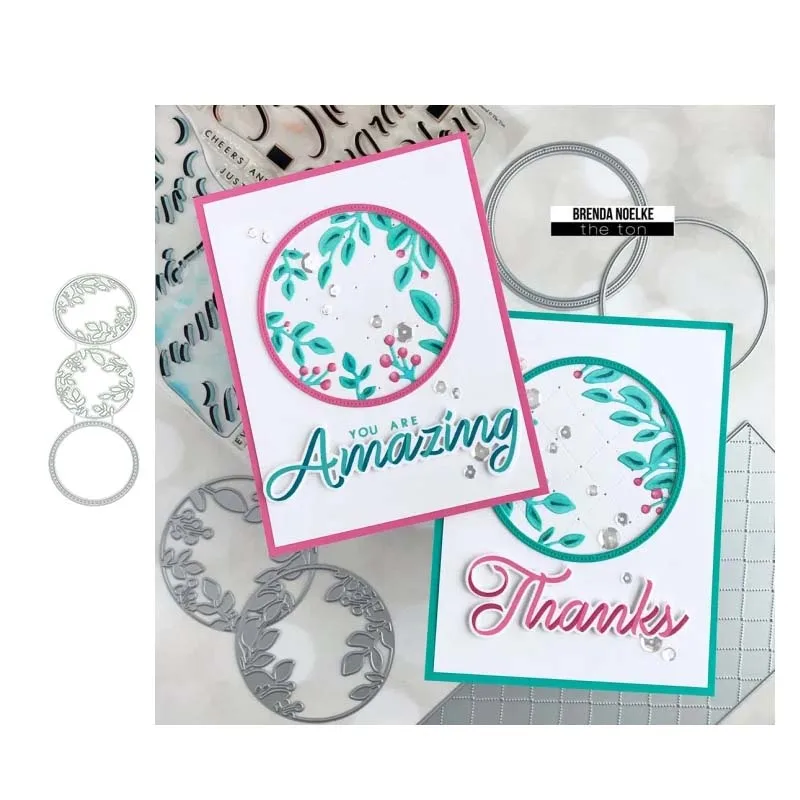 2021 New 3pcs Leaves Circle Metal Cutting Dies Shape for Scrapbooking Craft Die Cut Stencil Card Make Mould Sheet Decor Template
2021 New 3pcs Leaves Circle Metal Cutting Dies Shape for Scrapbooking Craft Die Cut Stencil Card Make Mould Sheet Decor Template