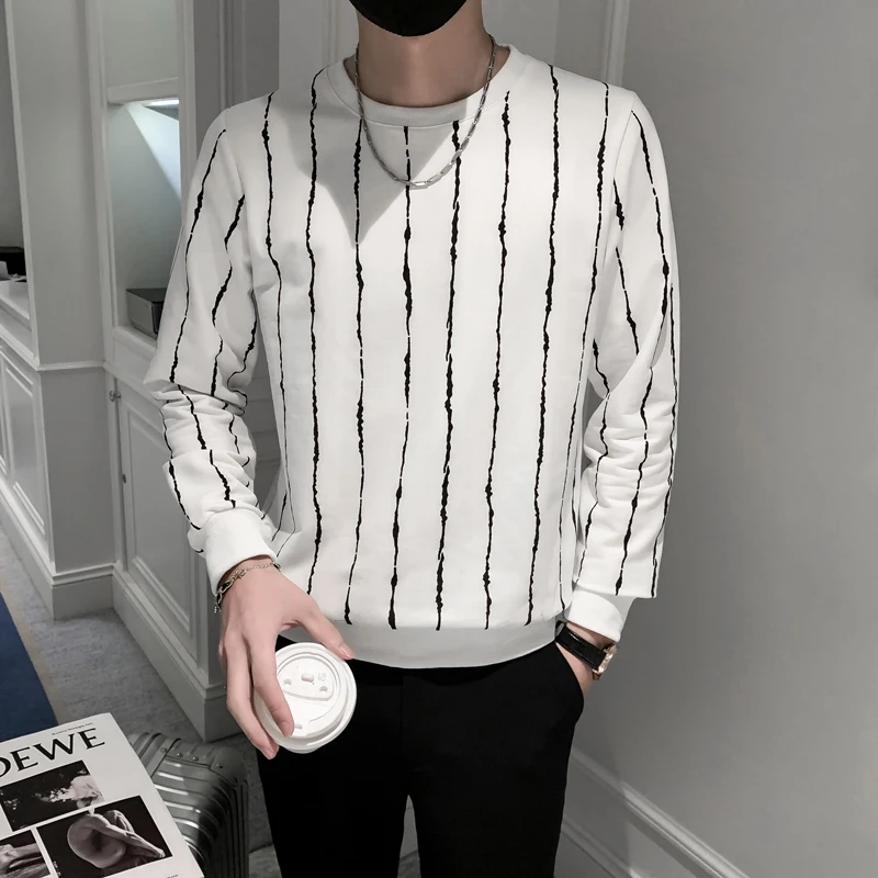 Spring New One Piece Vertical Stripes Pullovers Hoodies Men Clothing 2022 Simple Slim Fit Long Sleeve Casual Sweatshirts Male
Spring New One Piece Vertical Stripes Pullovers Hoodies Men Clothing 2022 Simple Slim Fit Long Sleeve Casual Sweatshirts Male