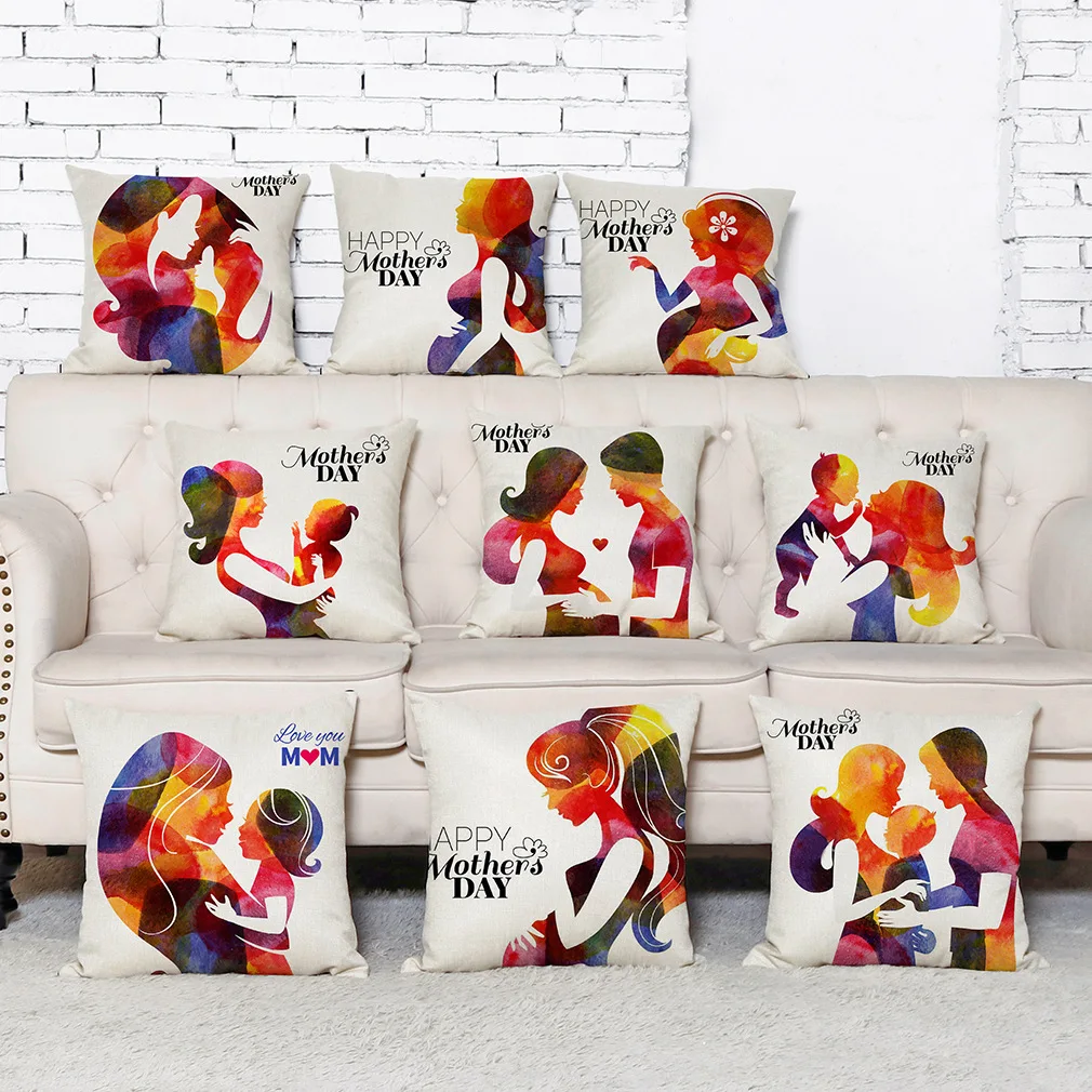 Mother's Day Throw Pillow Case Cushion Covers for Home Sofa Chair Decorative Pillowcases
Mother's Day Throw Pillow Case Cushion Covers for Home Sofa Chair Decorative Pillowcases