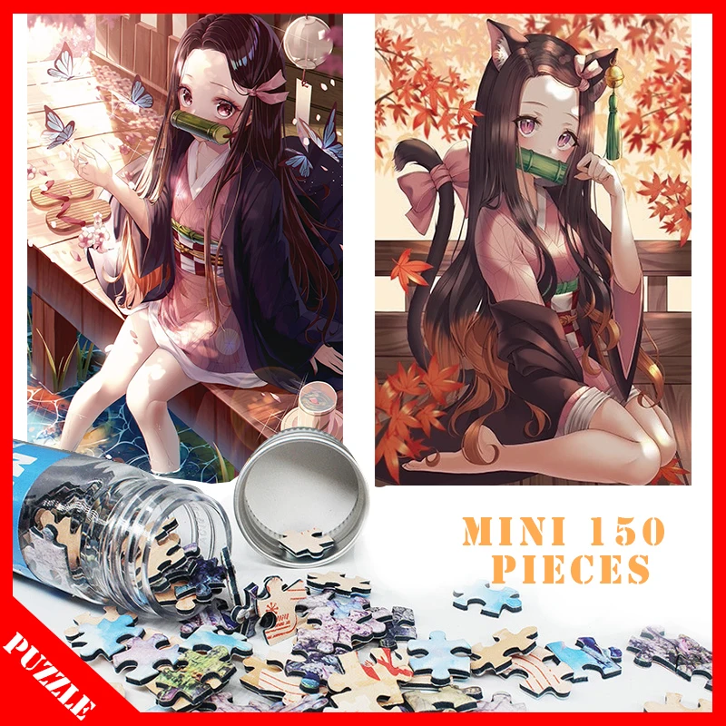 Wooden 150 Pieces Puzzles Anime Demon Slayer Mini Test Tube Jigsaw Game Toys Children Adults DIY Gifts Kimetsu No Yaiba Nezuko
Wooden 150 Pieces Puzzles Anime Demon Slayer Mini Test Tube Jigsaw Game Toys Children Adults DIY Gifts Kimetsu No Yaiba Nezuko