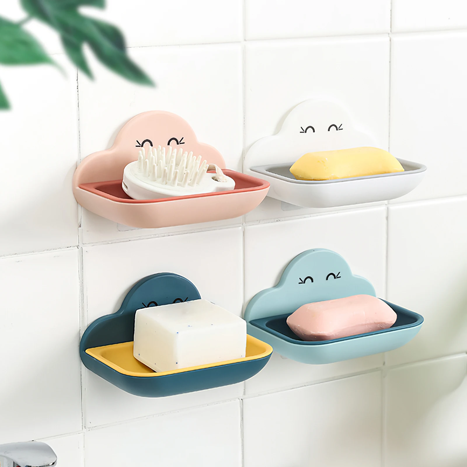 Cartoon Clouds Shape Soap Box Dish Bathroom Drain Soaps Holder With Lid Portable Travel Soap Case Storage Kitchen Accessories
Cartoon Clouds Shape Soap Box Dish Bathroom Drain Soaps Holder With Lid Portable Travel Soap Case Storage Kitchen Accessories
