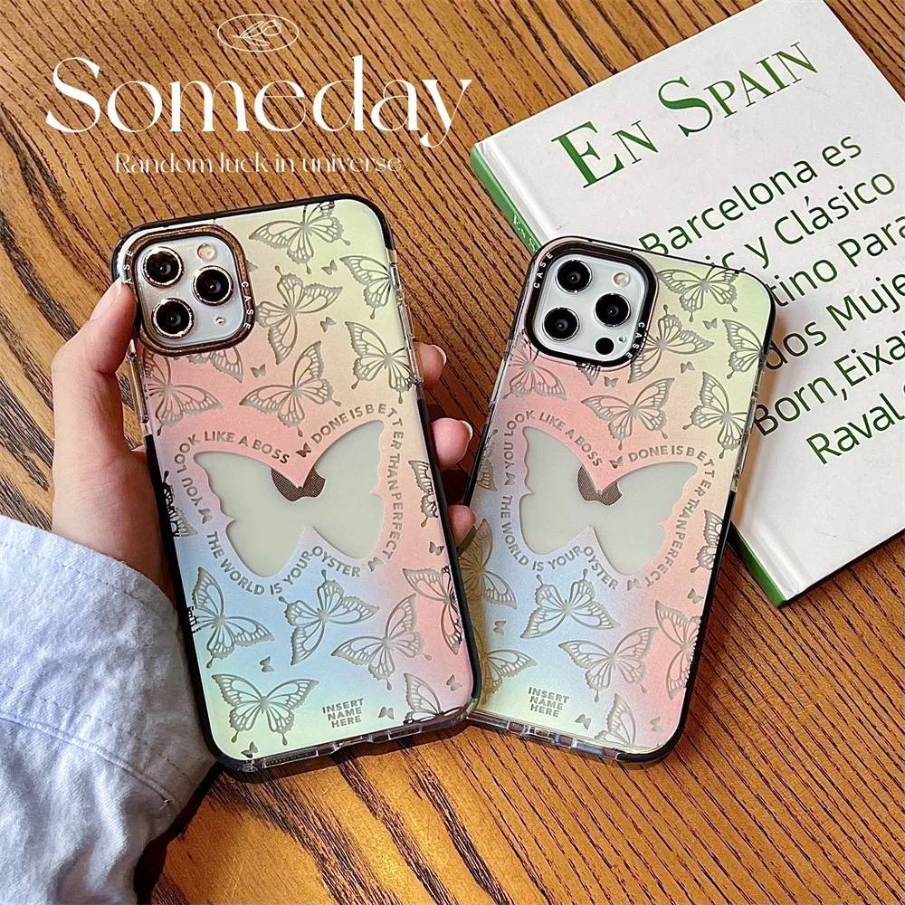 For Iphone 13 Pro Max 12 11 Luxury Rainbow Butterfly Soft Clear Air Anti Impact Tpu Protection Cover For 6 7 8 Plus X Xr Xs Max
For Iphone 13 Pro Max 12 11 Luxury Rainbow Butterfly Soft Clear Air Anti Impact Tpu Protection Cover For 6 7 8 Plus X Xr Xs Max