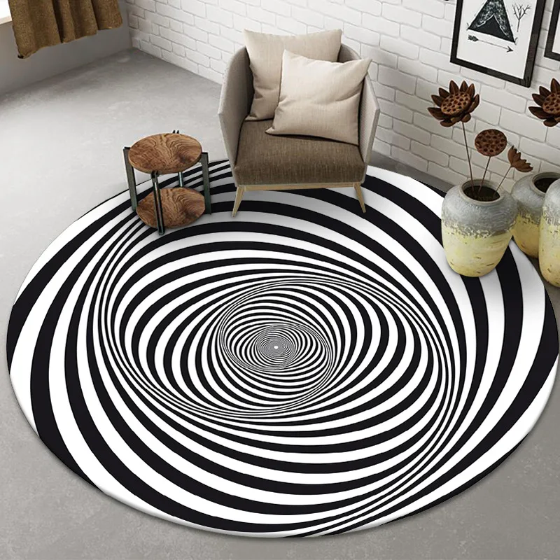 New 3D Vortex Visual Illusion Rug Printed 3d Mat Optical Illusion Area Floor Pad Rugs Carpet Non-slip Doormat Blanket Home Decor 
New 3D Vortex Visual Illusion Rug Printed 3d Mat Optical Illusion Area Floor Pad Rugs Carpet Non-slip Doormat Blanket Home Decor