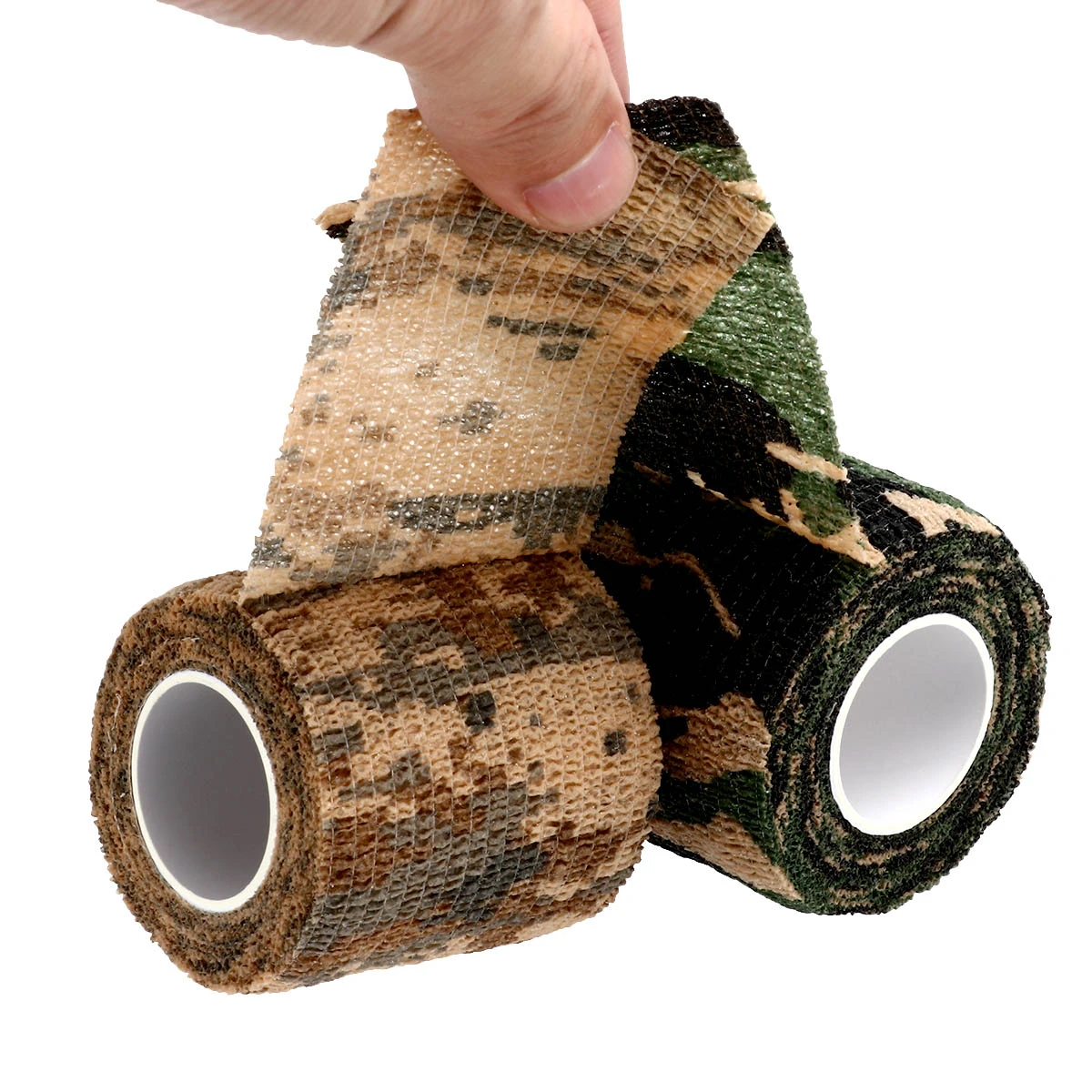 5x450CM Durable Roll Army Adhesive Camouflage Tape Camo Outdoor Disguise Hunting Durable Camouflage Stealth Tape Waterproof Wrap
5x450CM Durable Roll Army Adhesive Camouflage Tape Camo Outdoor Disguise Hunting Durable Camouflage Stealth Tape Waterproof Wrap