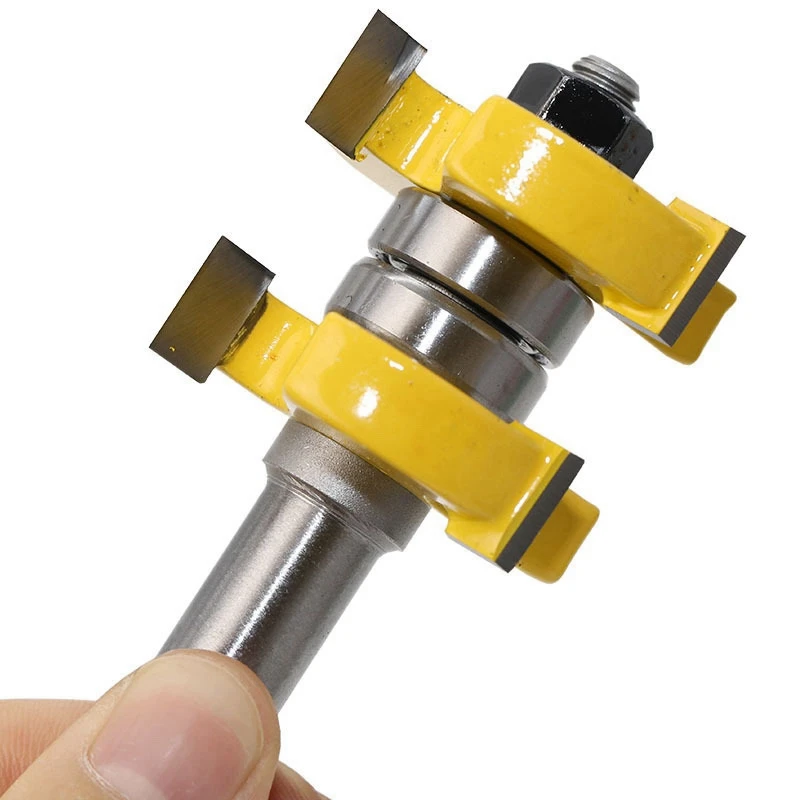 2Pcs Shank Double Bearing Tongue & Groove Router Bits Set Tenon Milling Cutter for Wood Woodworking Tools Bit
2Pcs Shank Double Bearing Tongue & Groove Router Bits Set Tenon Milling Cutter for Wood Woodworking Tools Bit