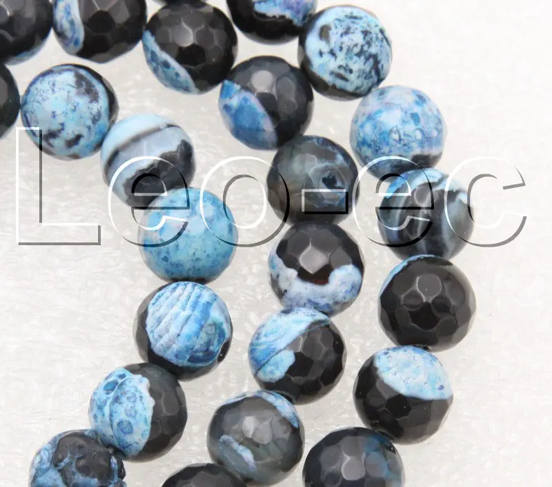 Natural 8mm round faceted blue agate Loose Beads for Jewelry Making Strand 15" v1623
Natural 8mm round faceted blue agate Loose Beads for Jewelry Making Strand 15" v1623