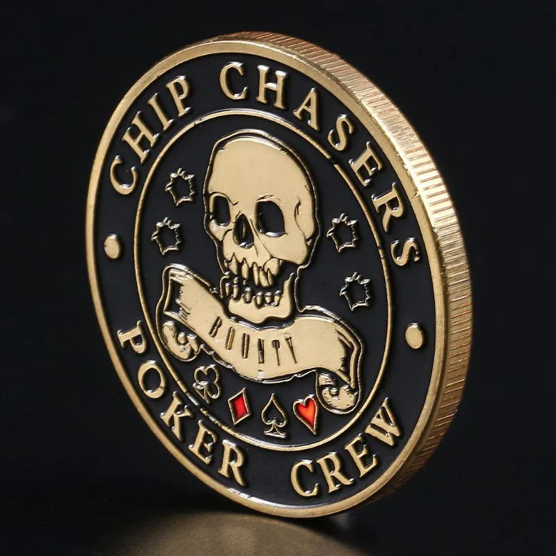 Chip Chasers Poker Crew Poker Card-guard Protects The Cards In Your Hand Skeleton Commemorative Specie Las Vegas Gold Coin
Chip Chasers Poker Crew Poker Card-guard Protects The Cards In Your Hand Skeleton Commemorative Specie Las Vegas Gold Coin