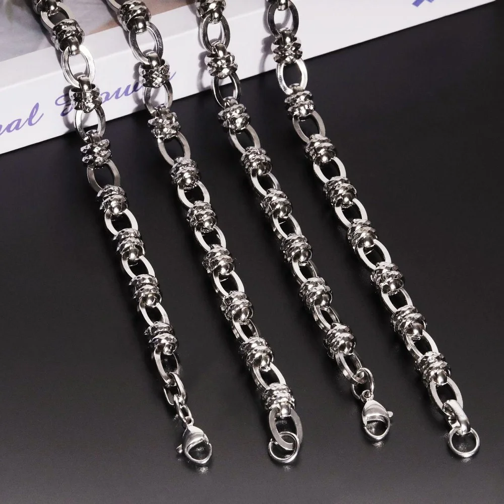 New Creative Chain Necklace Stainless Steel Jewelry Aesthetic Choker Punk Vintage Curban DIY Handmade Collar Gift Accessories
New Creative Chain Necklace Stainless Steel Jewelry Aesthetic Choker Punk Vintage Curban DIY Handmade Collar Gift Accessories