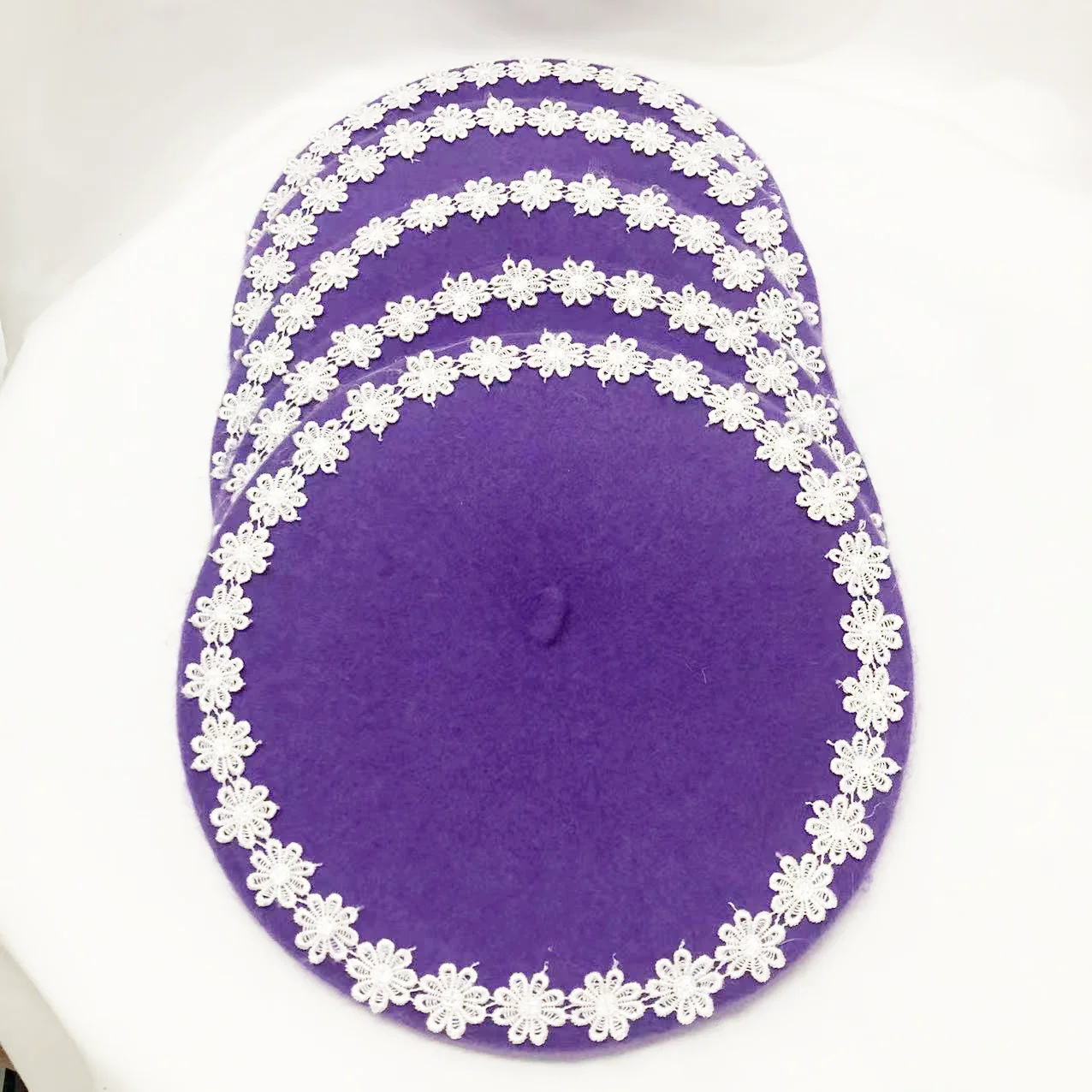 Beret Lavender Purple Lace New Female Handmade Various DIY Women's Hat Winter Hat Wool Painter Hat Warmth шапка женская
Beret Lavender Purple Lace New Female Handmade Various DIY Women's Hat Winter Hat Wool Painter Hat Warmth шапка женская