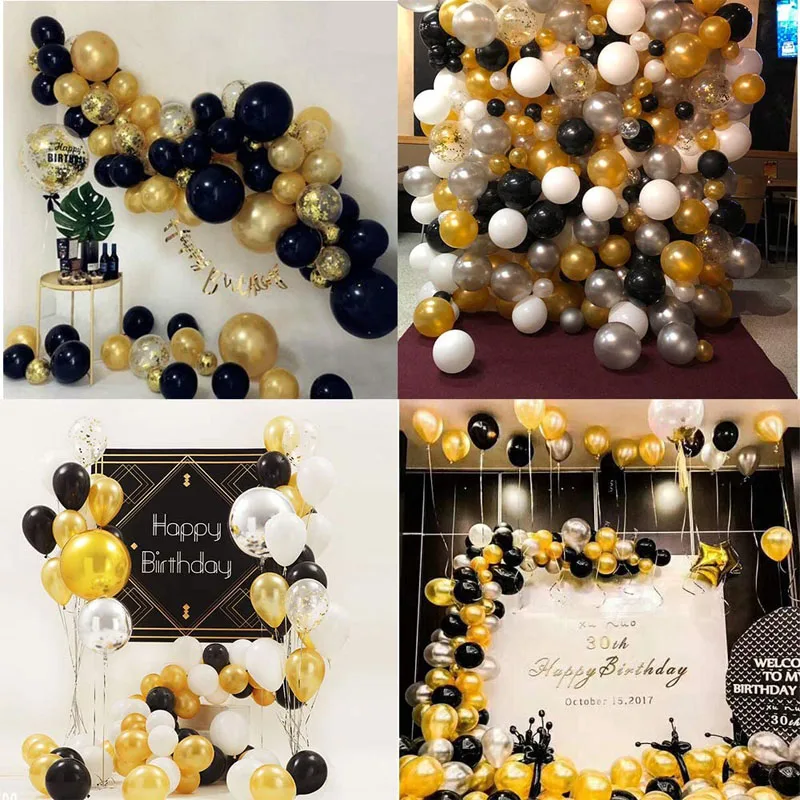51pcs/Set Garden Decoration Outdoor 40 Birthday Decorations Black and Gold Balloons 40 Years Old Birthday Party Decorations
51pcs/Set Garden Decoration Outdoor 40 Birthday Decorations Black and Gold Balloons 40 Years Old Birthday Party Decorations