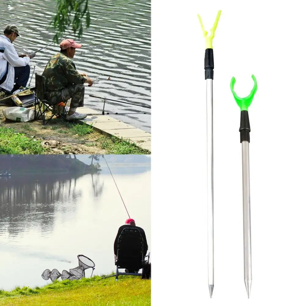 Fishing Ground Rod Holder, Steel Adjustable Detachable Fishing Rod Holder Bracket with Adjustable Extending Rod Rest 
Fishing Ground Rod Holder, Steel Adjustable Detachable Fishing Rod Holder Bracket with Adjustable Extending Rod Rest