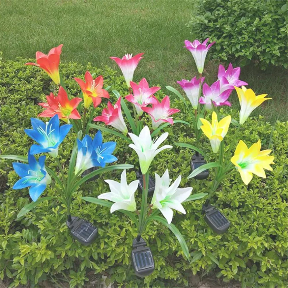Christmas Lights Outdoor Flower Landscape Light LED Solar Garden Decoration Realistic 4 Head Flowers Waterproof Lawn Lampara
Christmas Lights Outdoor Flower Landscape Light LED Solar Garden Decoration Realistic 4 Head Flowers Waterproof Lawn Lampara
