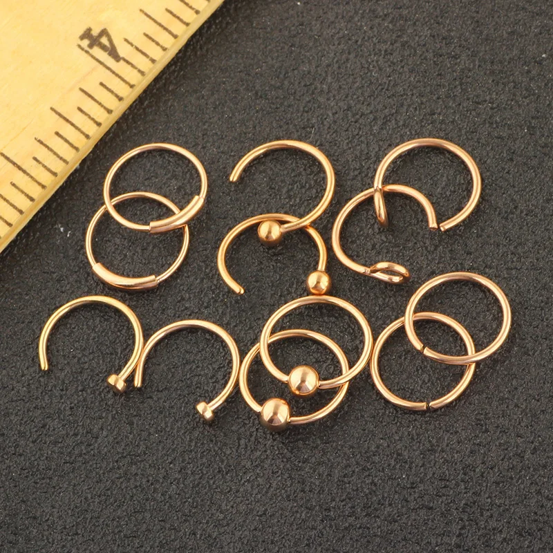 2021 New Trendy Stainless Steel Nose Ring 10G Nose Piercings Helix Ear Piercing Women Men Septum Rings Body Piercing Jewelry
2021 New Trendy Stainless Steel Nose Ring 10G Nose Piercings Helix Ear Piercing Women Men Septum Rings Body Piercing Jewelry