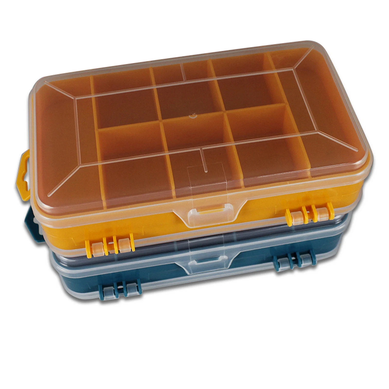 13 Grids Tool Box Portable Transparent PP Double-Side Tool Case for Bolt Screw Part Crafts Other Small Items Storage Box
13 Grids Tool Box Portable Transparent PP Double-Side Tool Case for Bolt Screw Part Crafts Other Small Items Storage Box