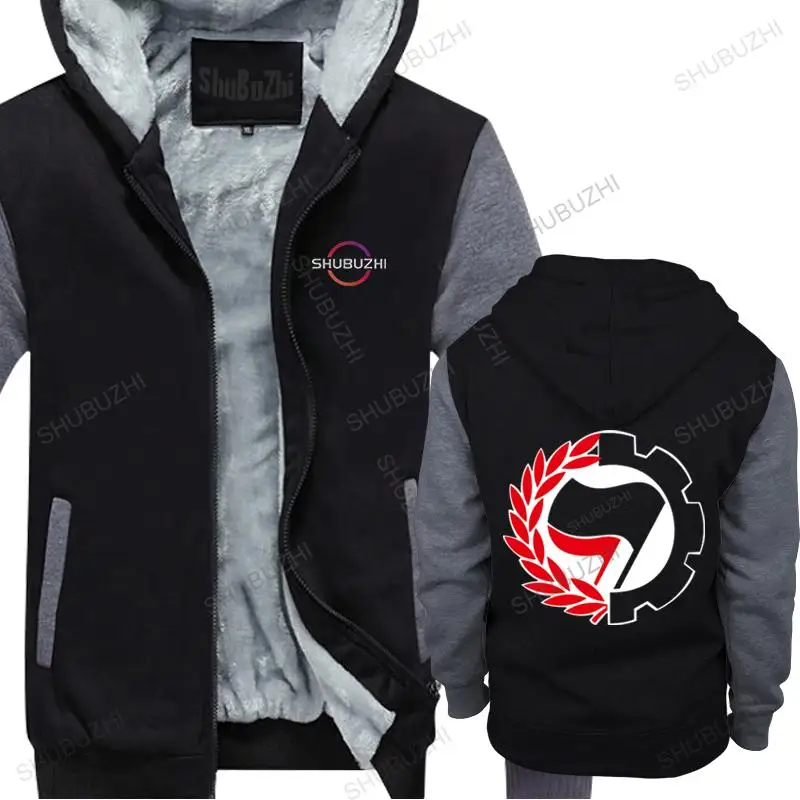 men winter warm hooded zipper black hoody ANTIFASCHISTISCHE AKTION man brand funny print fleece hoodie cotton casual sweathsirt
men winter warm hooded zipper black hoody ANTIFASCHISTISCHE AKTION man brand funny print fleece hoodie cotton casual sweathsirt