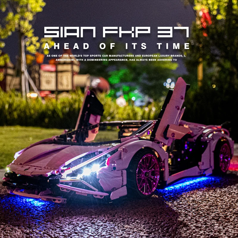 Technic Building Blocks Bricks Toys Lamborghinis RC Car SIAN FKP37 Roadster Model 81996 for Children Birthday Gifts
Technic Building Blocks Bricks Toys Lamborghinis RC Car SIAN FKP37 Roadster Model 81996 for Children Birthday Gifts
