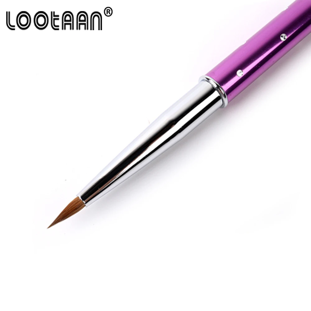 1PCS 3D Nail Art Kolinsky Sable Acrylic Brush Pen UV Gel Polish DIY Painting Drawing Carving Pen Manicure Tools
1PCS 3D Nail Art Kolinsky Sable Acrylic Brush Pen UV Gel Polish DIY Painting Drawing Carving Pen Manicure Tools