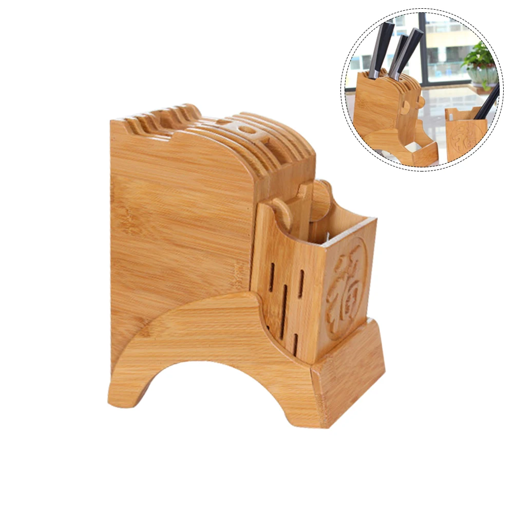 Multifunctional Knife Holder Wooded Kitchen Supplies Knife Storage Holders Chef Knife Block Universal Knife Rack Tools Hot Sale
Multifunctional Knife Holder Wooded Kitchen Supplies Knife Storage Holders Chef Knife Block Universal Knife Rack Tools Hot Sale
