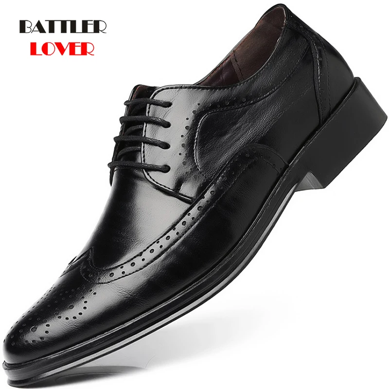 Men's Leather Flat Shoes Spring and Autumn All-match Business Shoes for Male Suits British Casual Middle-aged Dad Oxfords Shoes
Men's Leather Flat Shoes Spring and Autumn All-match Business Shoes for Male Suits British Casual Middle-aged Dad Oxfords Shoes