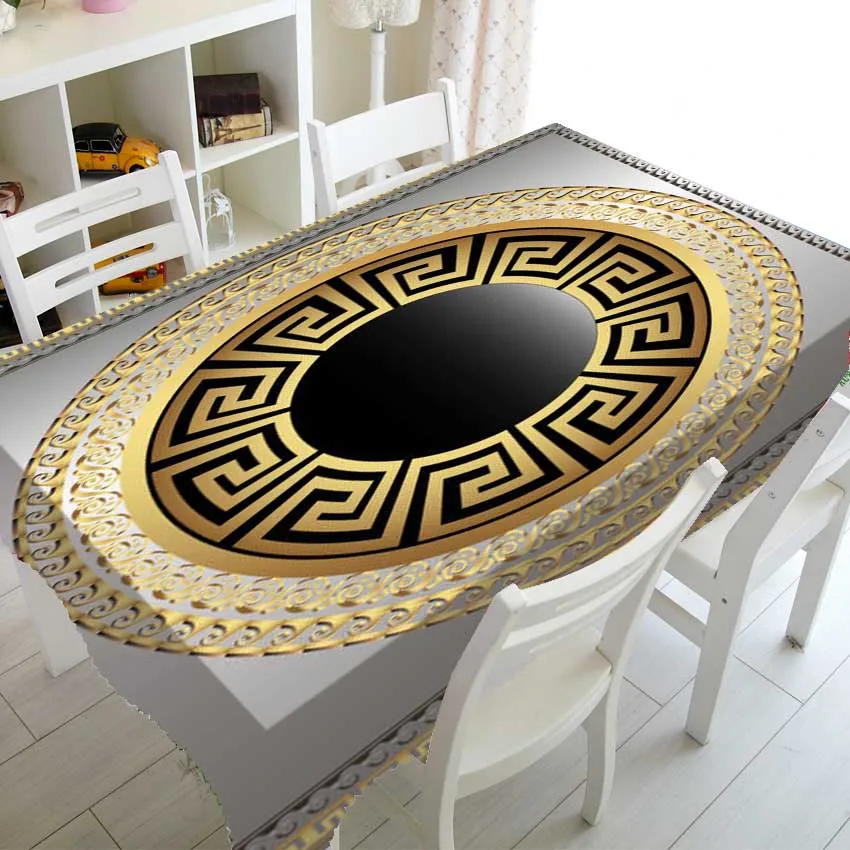 Luxury Silver Gold Greek Key Meanders Mandala Pattern Table Cloth Cover Modern Abstract Ancient Border Tablecloth Square 140x200
Luxury Silver Gold Greek Key Meanders Mandala Pattern Table Cloth Cover Modern Abstract Ancient Border Tablecloth Square 140x200