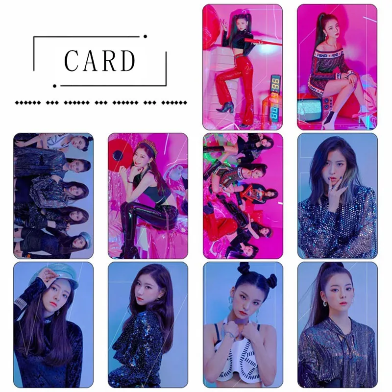 10Pcs/Set ITZY Photocard Photo Card PVC Crystal Card Stickers For Bus Student Card Stationery Set
10Pcs/Set ITZY Photocard Photo Card PVC Crystal Card Stickers For Bus Student Card Stationery Set