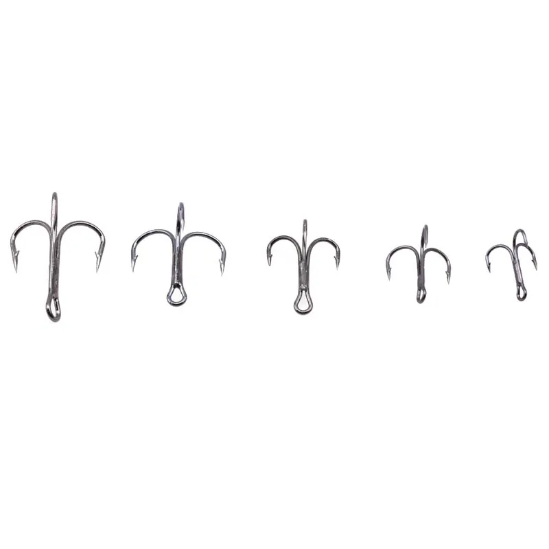 3 Colors Treble Fishing Hook Set Size # 2/4/6/8/10 High Carbon Steel Silver Black Brown for Carp Fishing Hooks 50pcs/pack
3 Colors Treble Fishing Hook Set Size # 2/4/6/8/10 High Carbon Steel Silver Black Brown for Carp Fishing Hooks 50pcs/pack