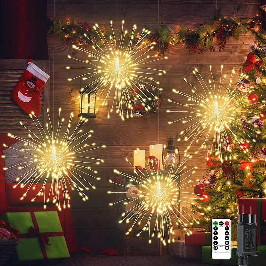 5/10PCS Plug In/Battery LED Copper Wire Firework Light Hanging Starburst Fairy Star Sphere Light For Outdoor Patio Garden Party
5/10PCS Plug In/Battery LED Copper Wire Firework Light Hanging Starburst Fairy Star Sphere Light For Outdoor Patio Garden Party
