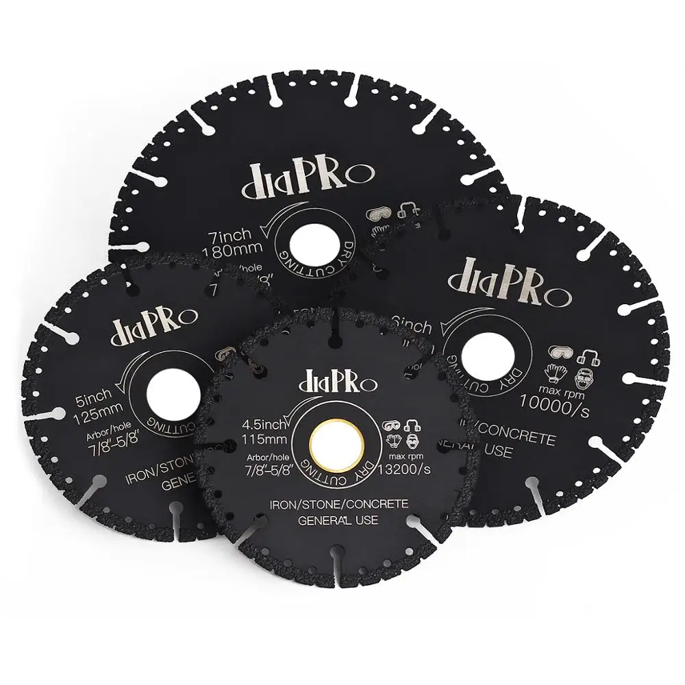 Professional Angle Grinder Cutting Wheel Metal Cutting Diamond Blade for Rebar,Ductile Pipe,Angle Iron,Steel Plating
Professional Angle Grinder Cutting Wheel Metal Cutting Diamond Blade for Rebar,Ductile Pipe,Angle Iron,Steel Plating