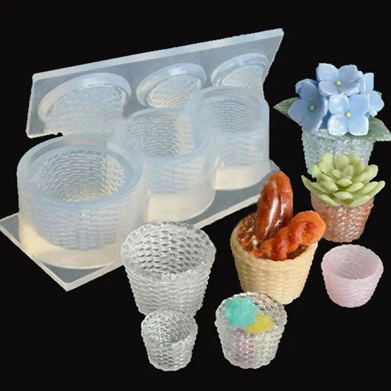 3D Silicone Mold Flower Basket Fleshy Green Plants Molds Handmade Jewelry DIY Making Mould Tools 62KE
3D Silicone Mold Flower Basket Fleshy Green Plants Molds Handmade Jewelry DIY Making Mould Tools 62KE