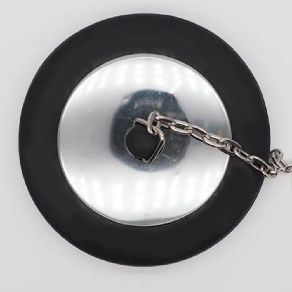 Rubber Choke Bathtub Drain Stopper with Chain Bath Plug Drain Tub Stopper for Home and Hotel (Style A)
Rubber Choke Bathtub Drain Stopper with Chain Bath Plug Drain Tub Stopper for Home and Hotel (Style A)