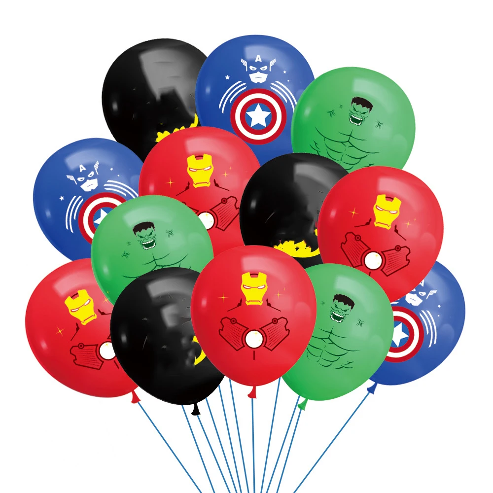 10/20pcs Super Hero Balloon Spiderman Iron Man Captain America Hulk Latex Balloon Kids Birthday Baby Shower Party Decoration
10/20pcs Super Hero Balloon Spiderman Iron Man Captain America Hulk Latex Balloon Kids Birthday Baby Shower Party Decoration