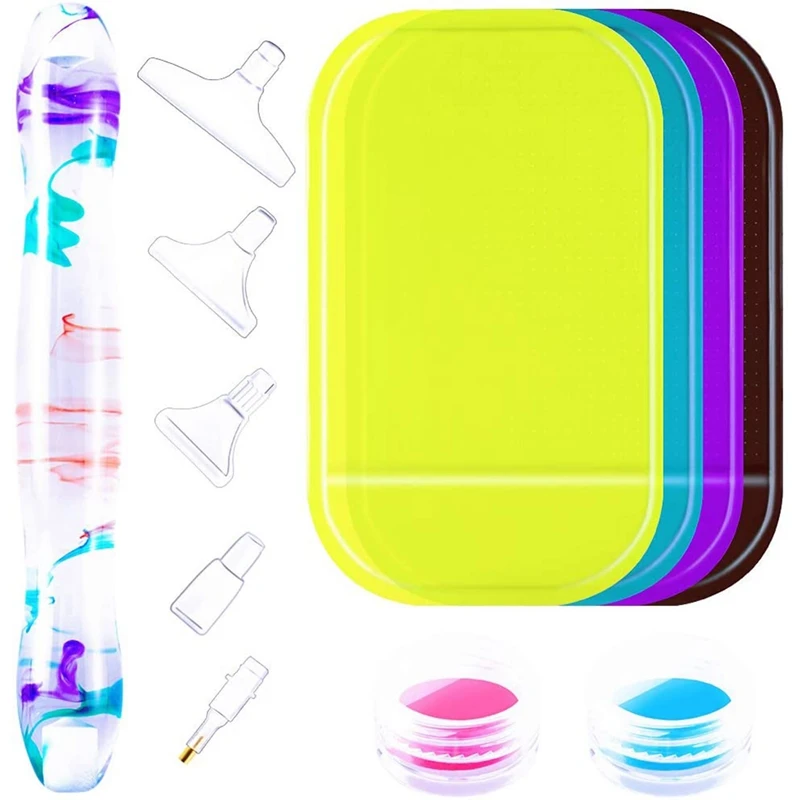 Diamond Painting Pen,Handmade Resin Diamond Pen Non-Slip Mat Clay Box Set for 5D DIY Diamond Embroidery Stylus Pen Tool 
Diamond Painting Pen,Handmade Resin Diamond Pen Non-Slip Mat Clay Box Set for 5D DIY Diamond Embroidery Stylus Pen Tool