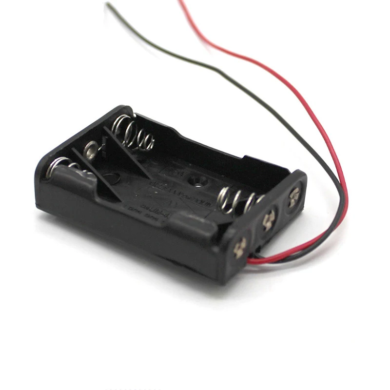 Пластиковый держатель для батарей MasterFire 30 шт./лот 3x1,5 в AAA, 3 слота, 4,5 в, коробка для хранения батарей с проводными выводами 
Пластиковый держатель для батарей MasterFire 30 шт./лот 3x1,5 в AAA, 3 слота, 4,5 в, коробка для хранения батарей с проводными выводами