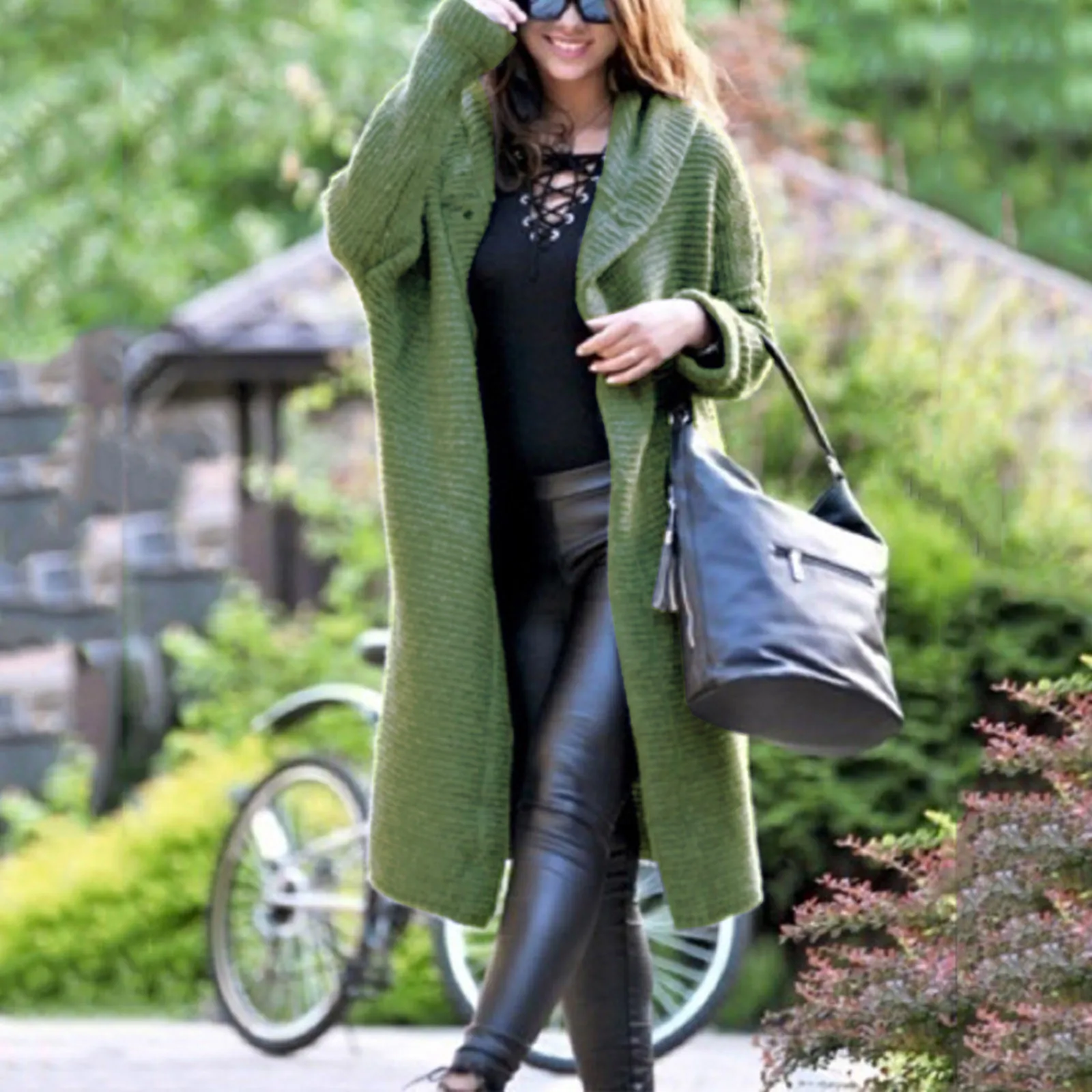 Autumn Casual Long Knitted Cardigan Women Tops Mujer Vintage Loose Sweater Coat Solid Oversized Knitwear Korean Fashion Clothes
Autumn Casual Long Knitted Cardigan Women Tops Mujer Vintage Loose Sweater Coat Solid Oversized Knitwear Korean Fashion Clothes