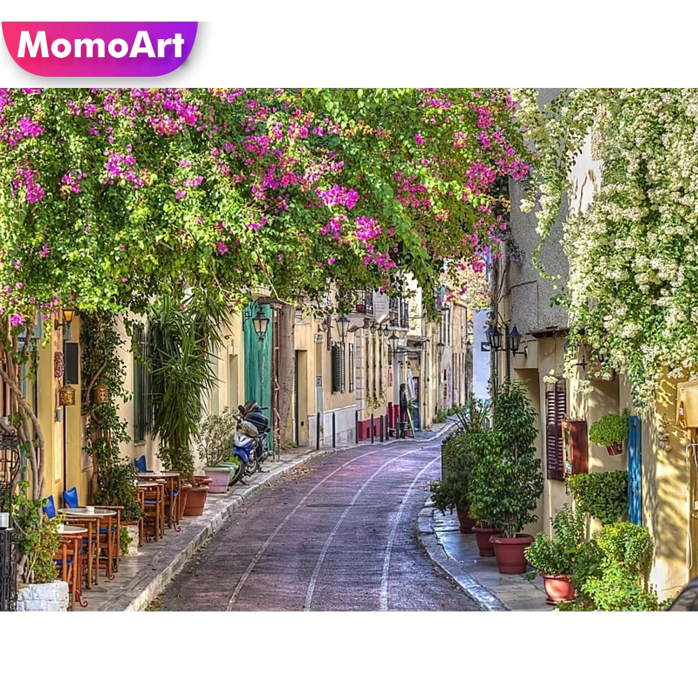 MomoArt Алмазная мозаика уличная фотография из Стразы Алмазная вышивка пейзажа крест стежка картина город Арт Декор для дома 
MomoArt Алмазная мозаика уличная фотография из Стразы Алмазная вышивка пейзажа крест стежка картина город Арт Декор для дома