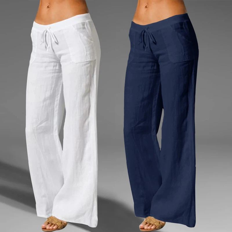 Womens Palazzo Pants Cotton Long Loose Sports Wide Leg Trousers Sweatpants
Womens Palazzo Pants Cotton Long Loose Sports Wide Leg Trousers Sweatpants