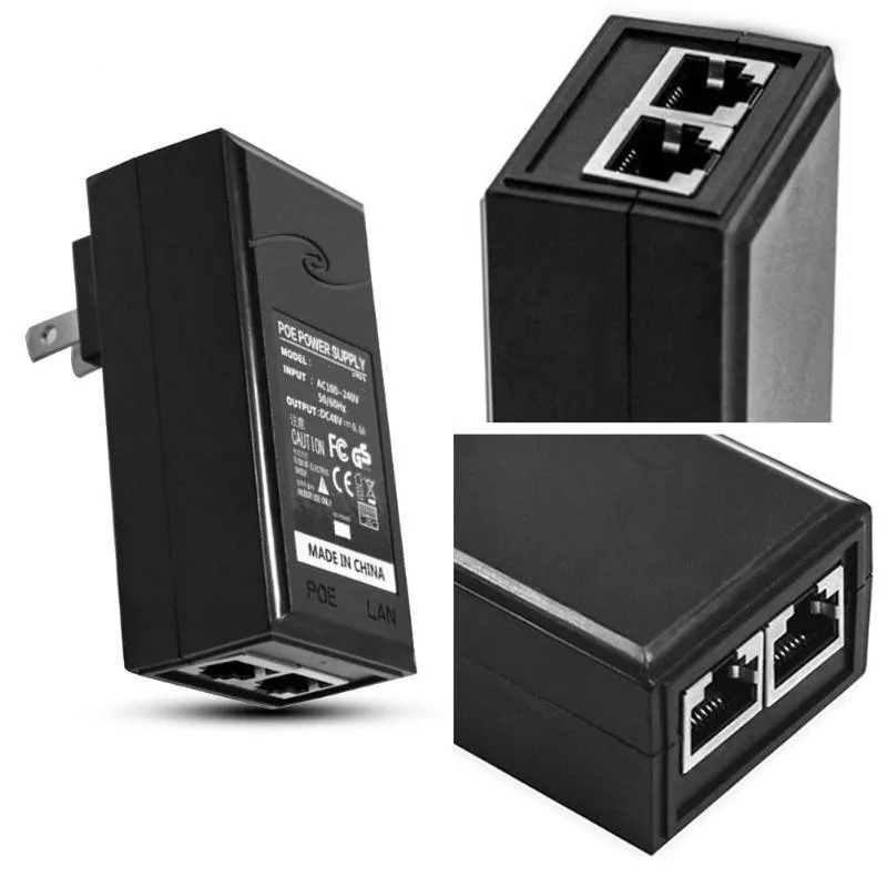 48V 0.5A 24W POE Power Injector POE Ethernet Network Adapter Wall Plug Surveillance CCTV Security IP Camera Power Supply
48V 0.5A 24W POE Power Injector POE Ethernet Network Adapter Wall Plug Surveillance CCTV Security IP Camera Power Supply