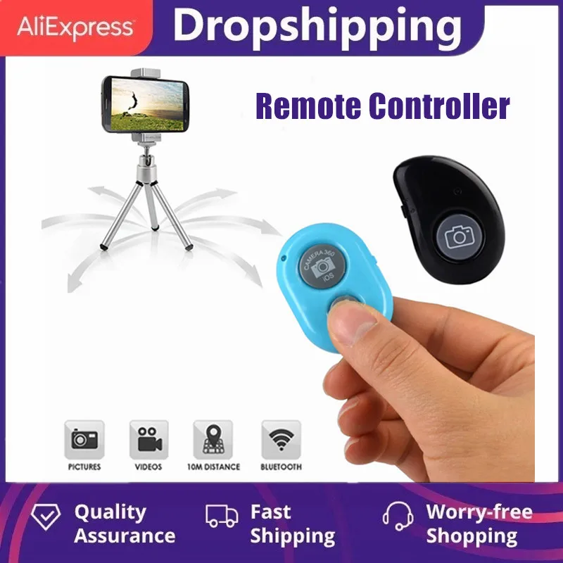Wireless Bluetooth-compatible 4.0 Remote Control Selfie Camera Shutter Release Camera Remote Control For IOS Android Cellphones
Wireless Bluetooth-compatible 4.0 Remote Control Selfie Camera Shutter Release Camera Remote Control For IOS Android Cellphones