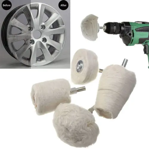4pc Buffing Wheel Rims Polishing Mop Cotton Pad Car Motorcycle Kit T-type Useful 
4pc Buffing Wheel Rims Polishing Mop Cotton Pad Car Motorcycle Kit T-type Useful