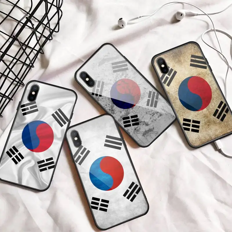 South Korean flag Phone Case Tempered glass For iphone 5C 6 6S 7 8 plus X XS XR 11 PRO MAX
South Korean flag Phone Case Tempered glass For iphone 5C 6 6S 7 8 plus X XS XR 11 PRO MAX